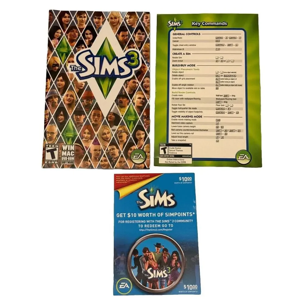 The Sims 3 PC Game - Preowned in Original Case, Very Good Condition CIB